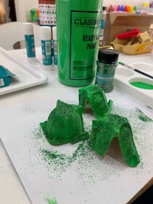 Recycled xmas crafting