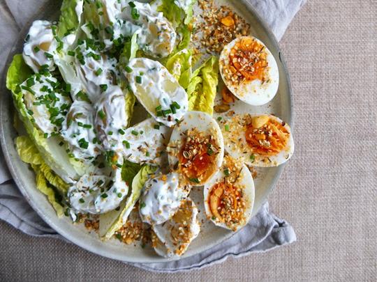 New Potato and Egg Salad with Dukkah