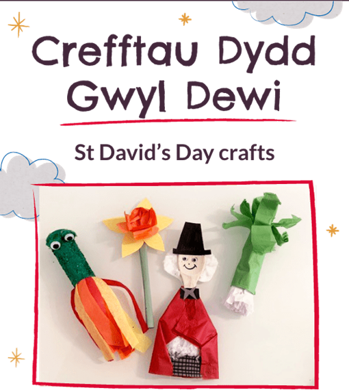Crefftau Dydd Gwyl Dewi - St David's Day crafts