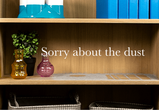 Sorry about the dust