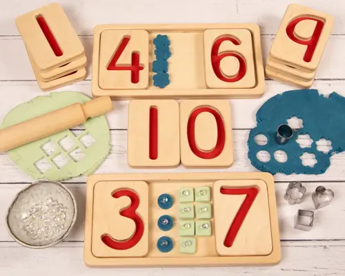 Maths number trays