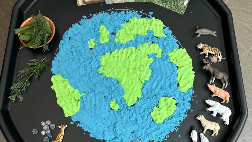 Earth Day Tuff Tray