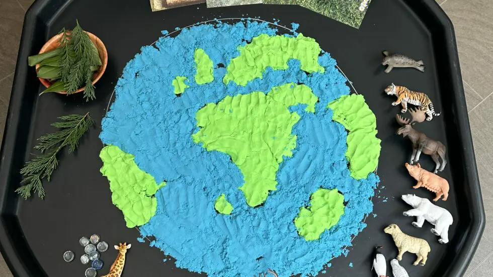 Earth Day Tuff Tray