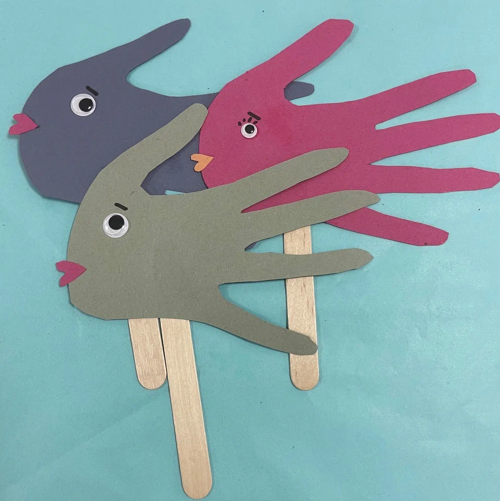 fish puppets