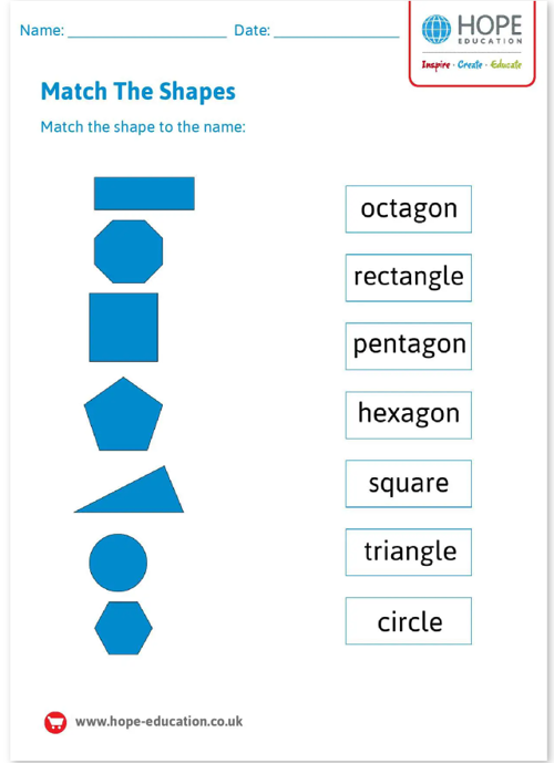 match the shapes