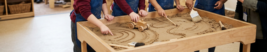 How Mark-Making in Sand and Messy Play Supports Early Literacy