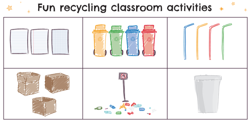 fun recylcing activity sheet 2