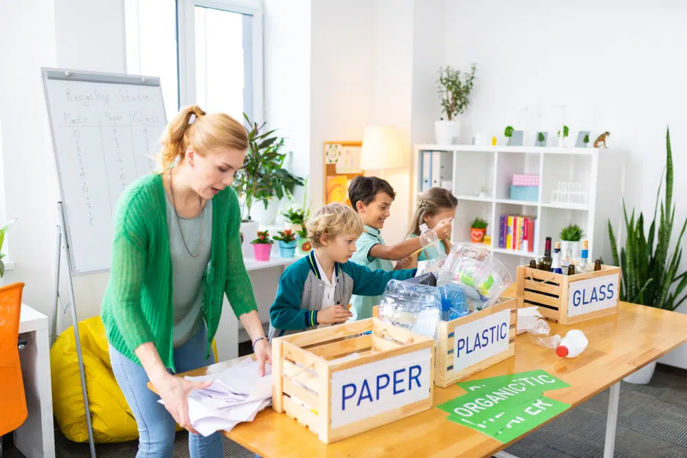 Classroom recycling ideas