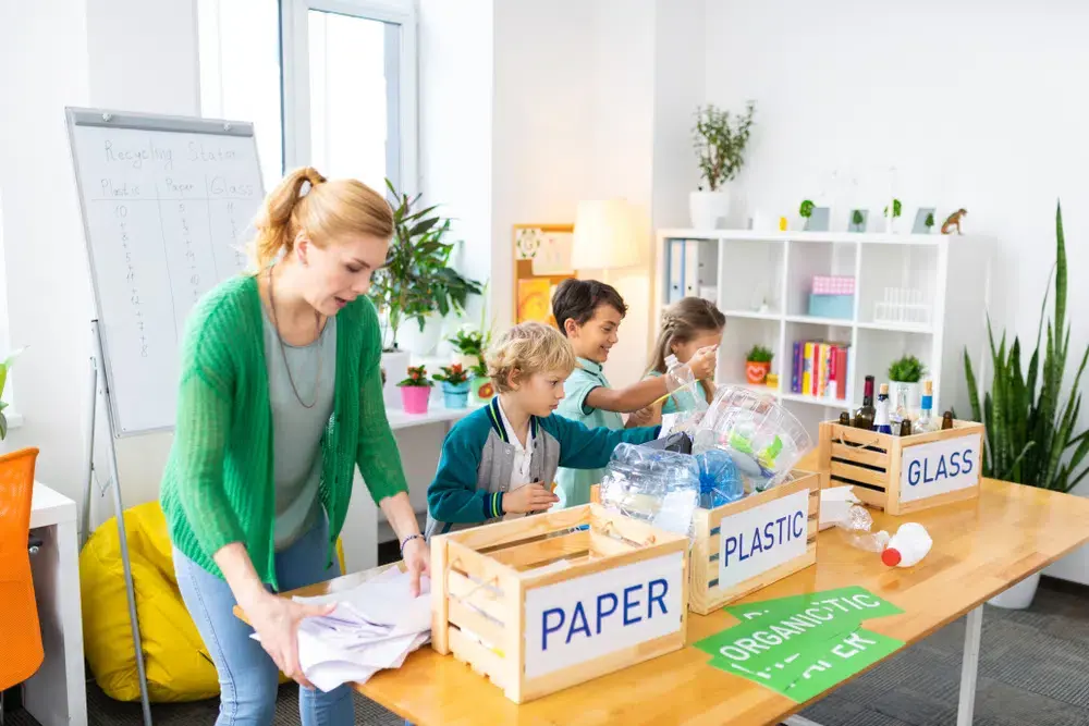 Classroom recycling ideas