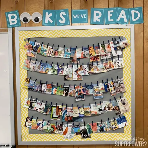 Books we have read board